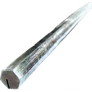Вал шестигранный туковых аппаратов СЗГ 00.674 на сеялку СЗ-3,6